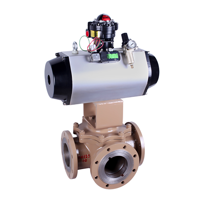 Three Way Ball Valve Pneumatic/ Electric/Manual Operated Ball Valve